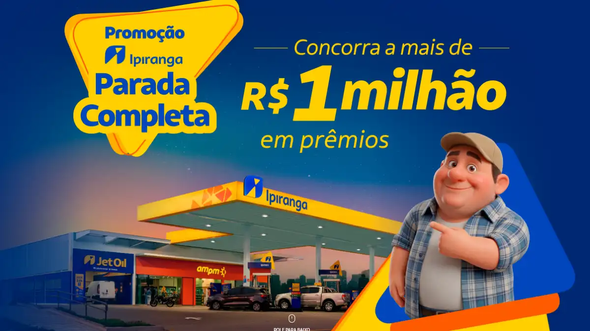 Banner da Promoção Ipiranga Parada Completa