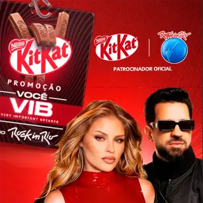 Promoção KitKat Você VIB no Rock in Rio 2026