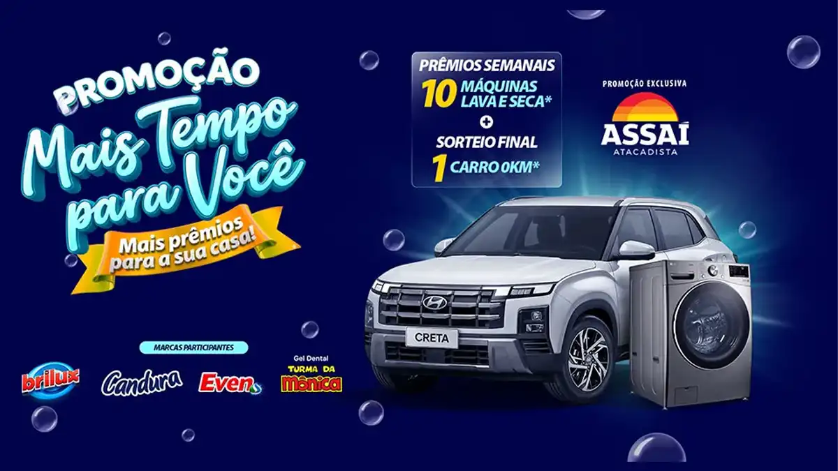 Banner da Promoção Assaí Mais Tempo Para Você