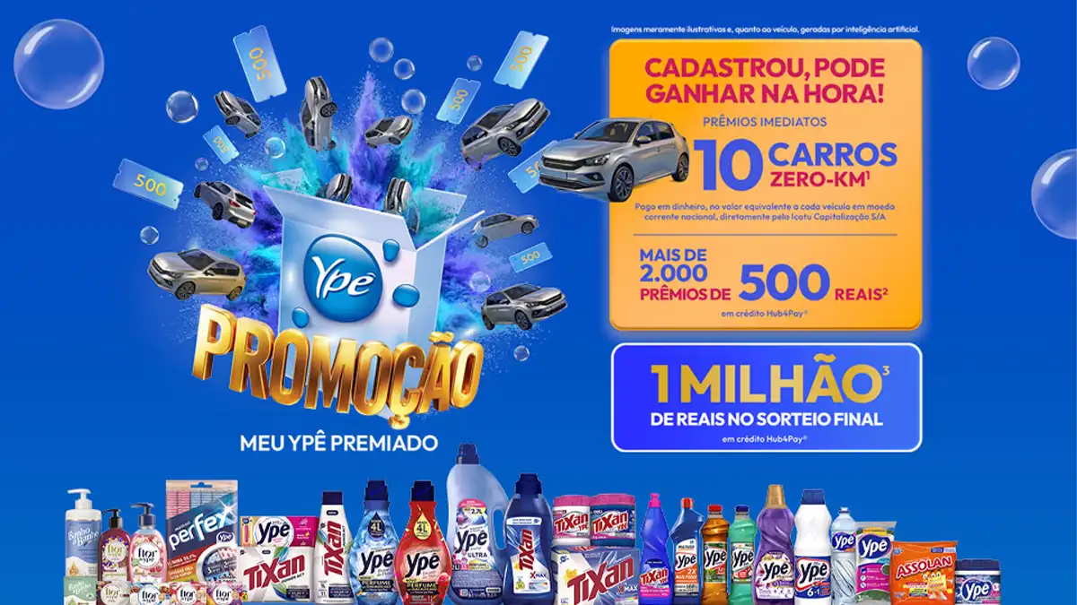 Banner da Promoção Meu Ypê Premiado 2026