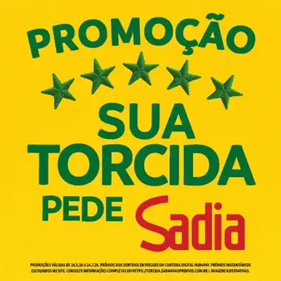 Promoção Sua Torcida Pede Sadia